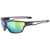 SLNEČNÉ OKULIARE UVEX SPORTSTYLE 806 BLACK MATT/MIR.GREEN