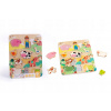 DREVENÉ PUZZLE EDUKAČNÁ SKLADAČKA ZVIERATKÁ FARMA PRE DETI CLASSIC WORLD