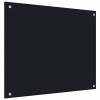Kuchynský panel tvrdené sklo 70x60 čierny