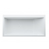Laufen Kartell voľne stojaca vaňa 170x86 cm,ľavá,osvetl.pre prepad,click-clack odpad,Biela H2243360006161