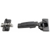 Sapho Sapho, BLUM nábytkovy pánt, naložený, soft close, vrátane krytiek, čierny onyx, D-71B3550