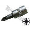 Nástrčný bit 3/8'', PZ3, Krížový, krátka, CRV, TRIUMF