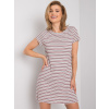 Bielo-červené dámske farebné šaty TW-SK-G-076.81P-white-red L