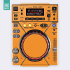 Doto Design Skin CDJ-400 FULL COLORS Sunset Orange