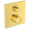 Ideal Standard CeraTherm Navigo - Termostatická sprchová batéria pod omietku, Brushed Gold A7301A2