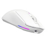 Lorgar MSA10W, bezdrôtová herná myš, 6 prog. tlačidiel, senzor Pixart 3311, 12.000 dpi, podsvietenie RGB, biela LRG-MSA10W-WH