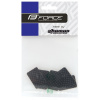 FORCE nálepky pod bowden malé 6ks, karbón