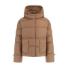 Dámska Zimná prešívaná bunda GUESS NEW DAISY CROP LOGO PUFFER W5BL43W2902-FN8J – Hnedá