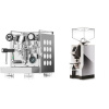 Rocket Espresso Appartamento, white + Eureka Mignon Turbo, CR chrome