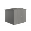 Plechový záhradný domček Biohort Europa 4, sivý kremeň metalický