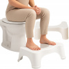 Toaletná stolička / podložka pod nohy, stupienok do kúpeľne, biely