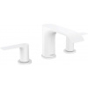 Hansgrohe Vivenis - Umývadlová batéria s výpustom, 3-otvorová inštalácia, EcoSmart, matná biela 75033700