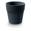 kvetináč 12cm FURU DFA120-S433 antracit plastový PROSPERPLAST