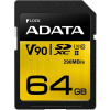 ADATA SDXC karta 64GB UHS-I U3 Class 10, Premier One (R: 290MB / W: 260MB)