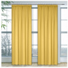 Hotový záves na riasiacej páske Heaven pastelovo žltý Žltá 140x250 cm