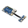 Waveshare CM4-IO-BASE-A + USB HDMI Adapter, for Raspberry Pi Compute Module 4