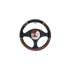 4CARS poťah volantu tm.hnedá