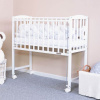 NEW BABY Detská prístavná postieľka MATEO 90x40 cm biela 94x45x92 biela
