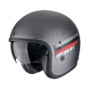 Prilba Scorpion Belfast EVO ADONIS Matt Silver Red Veľkosť: XS (53-54 cm)