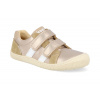 Barefoot dětské tenisky Koel - Denis Metalic Champagne béžové