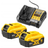 DeWALT DCB1104P2 Súprava XR nabíjačka DCB1104 + 18V 2x5,0Ah