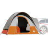 Autostan, 4 osoby, sivo oranžový, vodoodolný-ForU-4009496