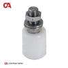C450IX/40x45 nerezové vodiace koliesko 40x45mm, závit M16 pre horné vedenie posuvnej brány, nylón /nerez /AISI304 (nerezové vodiace koliesko)
