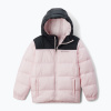 Detská zateplená bunda Columbia Puffect Hooded satin pink/black