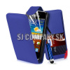 Kožený obal Samsung Galaxy Ace 2 – Flip Card – tmavo-modrá