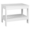 Aqualine ETIDE policový regál nízky 61x45x36 cm, biela mat SPH ET061