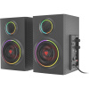 Reproduktory 2.0 24W GENESIS HELIUM 300BT ARGB, Bluetooth 5.0