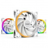 Ventilátor be quiet! Light Wings WHITE 140mm PWM high-speed Triple-Pack BL103