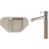 Alveus SET A495 Pebble 02 SETA495 - Drez Granitový Niagara 60 - 900x500mm, vanička 344x430x160mm, 100x295x70mm + bateria Zina