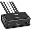 Lindy 2 Port DisplayPort 1.2, USB 2.0 KVM Switch mit Audio (42344)