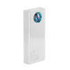 Baseus Amblight powerbank s digitálnym displejom QC 30000mAh Overseas Edition + kábel Type-C/Type-C 65W 1m, biela