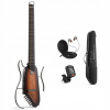 Elektroakustická gitara Donner - Donner HUSH-I - Mahogany Sunburst