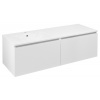 Sapho LOREA skrinka s umývadlom 141x46x51,5cm (70+70cm), ľavá, biela matná LE070-3131-L-04