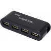 LogiLink UA0085 USB Hub 4 porty USB-A USB 2.0 480 MBit/s černá UA0085
