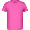 DAIBER JN 8008B / Chlapčenské tričko z bio bavlny - pink L
