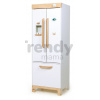 Drevená chladnička dvojkrídlová Refridgerator Tender Leaf Toys s úložným boxom a výroba ľadu 101 cm výška