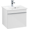 VILLEROY & BOCH Venticello závesná skrinka pod umývadielko, 1 zásuvka, 466 x 425 x 420 mm, Glossy White, A93101DH