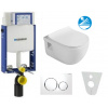 Geberit SET Kombifix 110.302.00.5 +WCzávesné Sapho BRILLA Rimless +sedSC+Sigma20 Biela/Chr 110.302.00.5BRILLABielaChrom