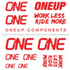 ONEUP riadidlá - Aluminium - 20mm Farba: Red