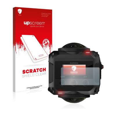 Čirá ochranná fólie upscreen® Scratch Shield pro Garmin Virb 360 (Ochranná fólie na displej pro Garmin Virb 360)