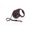 Flexi Black Design L vodítko 5m 50kg