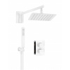 Concealed shower set with thermostatic BOX