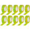 STREND PRO Páska Strend Pro, 19 mm, L-10 m, max. 80°C, 600V, zelenožltá, izolačná, lepiaca, PVC, bal. 10 ks