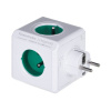 allocacoc Predlžovací kábel Allocacoc PowerCube Original (E) 5 AC zásuviek Zelená Biela