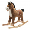 Hojdací koník s melódiou PlayTo hnedý CZ+SK