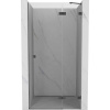 Mexen, Mexen Lunar pravé otočné sprchové dvere 105 cm, transparentné, pištoľový kov - 834-105-000-95-00-P